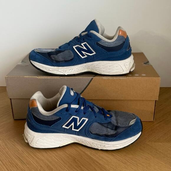 New Balance 2002 R ‘Blue Navy’ Preschool Kids Sneakers- SZ 3 Y - Picture 11 of 13